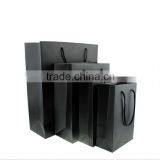 Chinese Factories Wholesale Various Size of Shopping Bag, Black Coated Paper Bag