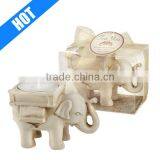 Personalized Color Glazed Elephant Tea Light Holders thumbnail-1