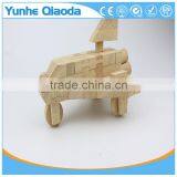 Wood 3D Vehicle Block Airliner 3D Woodcraft Kit Assemble Paint DIY 3D Puzzle Toys for Kids Adults the Best Birthday Gift thumbnail-2