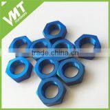Hydraulic AN Blue Aluminum Bulkhead Nuts thumbnail-3