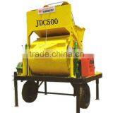 Portable JDC Concrete Mixer In Construction Area thumbnail-1