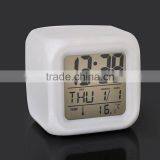 Promotional Gift Electric Clock Small Led Color Changing Clock Digital Alarm Clock thumbnail-2