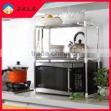 Scalable 2 Tier Kitchen Microwave Oven Storage Hanger Rack thumbnail-1