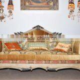 Arabia Classical Living Room Sofa Set,Antique Fabric Sofa,Luxury Home Sofa Sets thumbnail-1