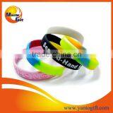 Custom Logo Cool Silicone Wristband thumbnail-1