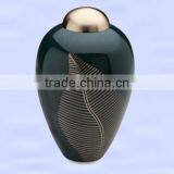 Dark Blue Finished Cremation Urn, Urn for Cremation thumbnail-1