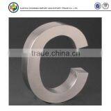 Brushed Stainless Steel House Number Sign thumbnail-2