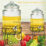 Transparent Glass Juice Dispensers With S/S Lid thumbnail-5