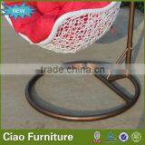 Outdoor Hanging Basket Rattan Swing Chair thumbnail-3