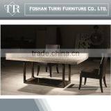 Rectangle Travertine Marble Top Coffee Table thumbnail-6