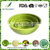Natural Manufacturer Supply Best Selling Items Bamboo Fiber Bowl Set thumbnail-1