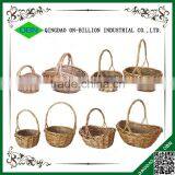 Unique Small Wicker Gift Handmade Flower Basket Empty thumbnail-5