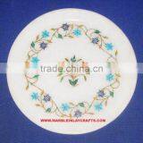 White Marble Plate Home Decoration thumbnail-1