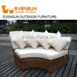 Outdoor Sunbed Resin Rattan Outdoor Daybed With Canopy thumbnail-1