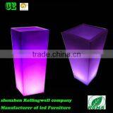 LED Large and Tall Flower Pots /led Cheap Plastic Fancy Plastic Large Led Flower Pot thumbnail-2