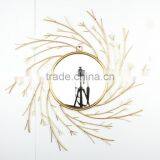 Interior Metal Frame Decorative Silver Mirrors thumbnail-3