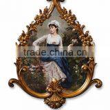 Old Factory Style Antique Gold Fancy Picture Frames thumbnail-1