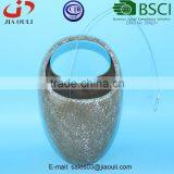 BSCI Audit Factory Handle Shape Ceramic Hanging Basket Planter, Plant Pot Stand With Hanger thumbnail-3