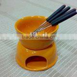 Stoneware Fondue Set thumbnail-1