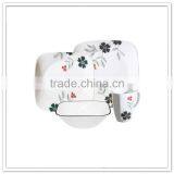 Diamond Printed Circular Elegant Round New Style Tableware in Melamine Food Material thumbnail-2