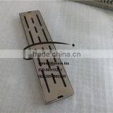 JINXIN Stainless Steel Rectangular Long Floor Drain With High Quality for Bathroom Hotel and Shower Room thumbnail-1