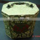 Octagonal Jewelry Box With Special Handle thumbnail-1