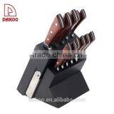 11pcs Kitchen Knife Set With 3CR13+Pakka Wood+Forged thumbnail-6