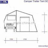 Hard Shell Camper Shell Tent Mini Trailer Tent SC01 thumbnail-4