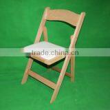 White/mahogany/ Brown/dark Wood Wedding Folding Chair Garden Chair thumbnail-4