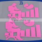 Jiabao Custom Wholesale Cool Glitter Heat Transfer Vinyl Htv thumbnail-4