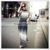 Customized 2014 New Design Digital Printing Silk Chiffon Dresses thumbnail-1