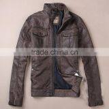 2014 New Style PU Jackets High Quality Leather for America and European Men thumbnail-1