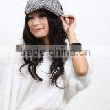 High Quality Custom Beautiful Lady's Peaked Cap thumbnail-4