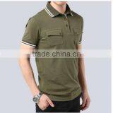Army Green Asian Size Polo Shirt With Pocket thumbnail-1