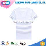 China Factory Latest Style 180 Grams Short Sleeve Round Neck Cotton Black Men Blank Zip T-Shirt thumbnail-5