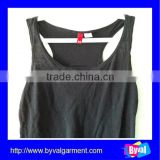 custom loose vest for men 100% cotton wrestling stringer& gym stringer tank top