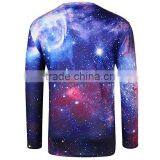 Space Galaxy Universe Printed Long Sleeve T Shirt Men's Full Sublimation Printed T-Shirt Fashion 3D Printed T Shirt Wholesale thumbnail-2