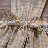 Two Piece Set Female Baby Strap Skirt Baby White Short Sleeve T Shirt Little Girl Suit Clothes thumbnail-3