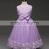 New Girls Party Dresses Summer Sleeveless Lace Muslim Wedding Dress thumbnail-4