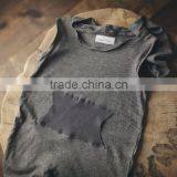 Baby Bodysuit Cake Smash Boy Outfit Soft Plain Baby Rompers thumbnail-2