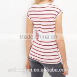 2017 Blouse Women Summer Stripe Maternity Clothes Ladies Tops Latest Design thumbnail-2