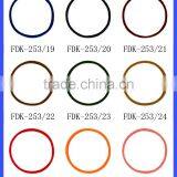 Wholesale Plain Colorful Girl Accessories Fabric Elastic Hair Ties Rope thumbnail-3