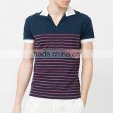 Regular Fit Lifeline Striped no Button Polo Shirt Printing thumbnail-1