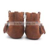 Fancy Handmade Genuine Leather Baby Winter Boots thumbnail-5