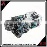 Fashion Soft Colorful Women Cheap Silk Satin Scarf thumbnail-2