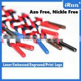 Customized Rose Gold Aglets for Drawstrings - Sneaker Laces Gold Aglets With Customized Engraved or Embossed Logo thumbnail-1