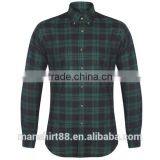 Big Check Classical Dress Slim Fit 100% Cotton Flannel Men Shirt thumbnail-1