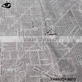 News Paper Printing Canvas Fabric Cotton/Linen Fabric Zakka Household Textile Cloth thumbnail-1