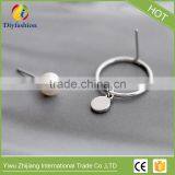 2017 New 925 Sterling Silver Imitation Pearl Earring Stud Jewelry thumbnail-3