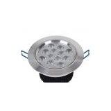 12*1w led ceiling lamp with epistar chip long life 50000 hours